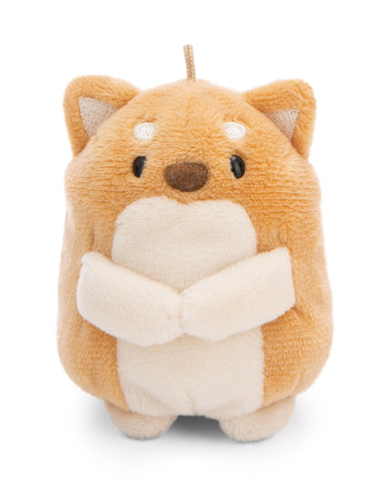 Hond Hiro knuffeltje met ijsbeerpak en bubble tea 8 cm - Mymochi - CuteStuff.nl