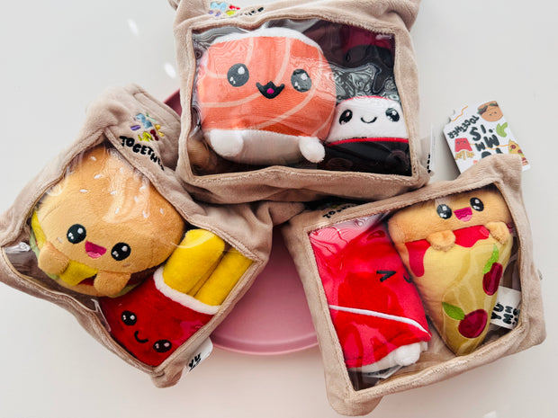 <h4><span style="text-decoration:underline">kawaii food plushies</span></h4>