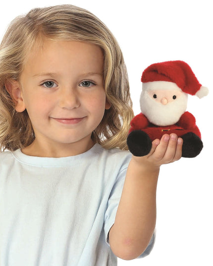 Kerstman knuffeltje 13 cm - Palm Pals - CuteStuff.nl