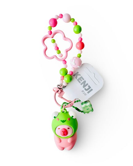 Keyring Mima Capibara diverse - Kenji - CuteStuff.nl