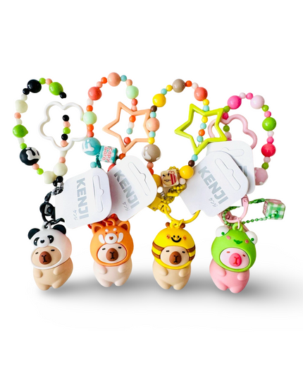 Keyring Mima Capibara diverse - Kenji - CuteStuff.nl