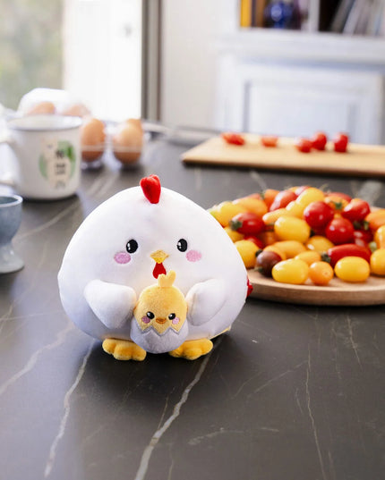 Kip met kuiken knuffeltje supersoft - 15 cm - Legami - CuteStuff.nl