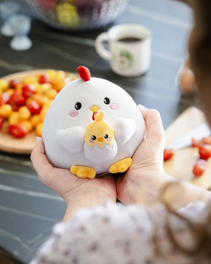 Kip met kuiken knuffeltje supersoft - 15 cm - Legami - CuteStuff.nl