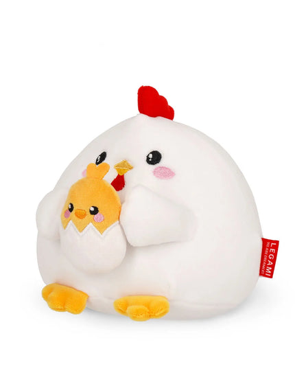 Kip met kuiken knuffeltje supersoft - 15 cm - Legami - CuteStuff.nl