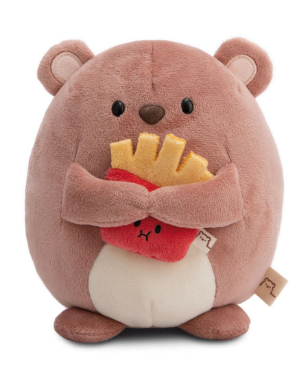 Knuffel beer Nomo met frietjes 27 cm - Mymochi - CuteStuff.nl