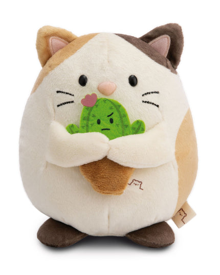 Knuffel kat Angy met cactus 27 cm - Mymochi - CuteStuff.nl