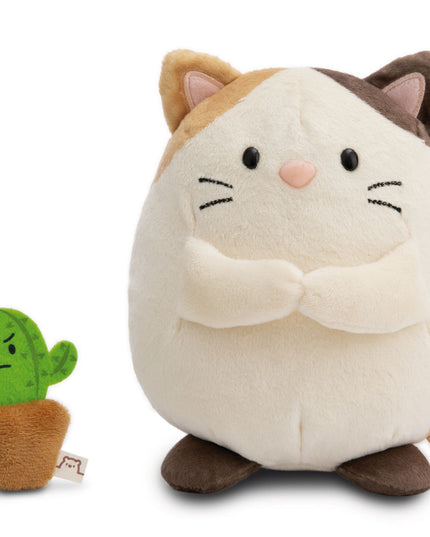 Knuffel kat Angy met cactus 27 cm - Mymochi - CuteStuff.nl