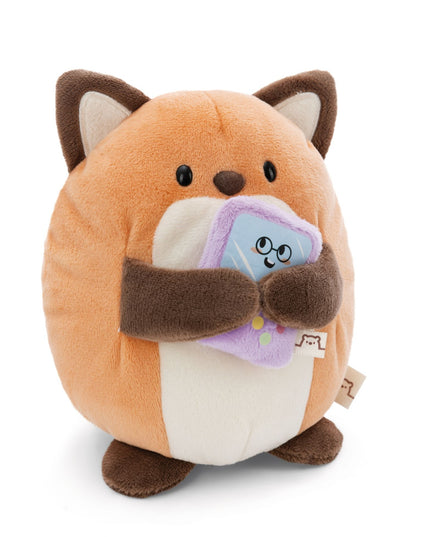 Knuffel vos Geeks met videogame 16 cm - Mymochi - CuteStuff.nl