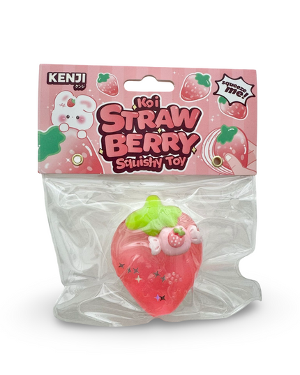 Koi Squishy Ball Strawberry - Kenji - CuteStuff.nl