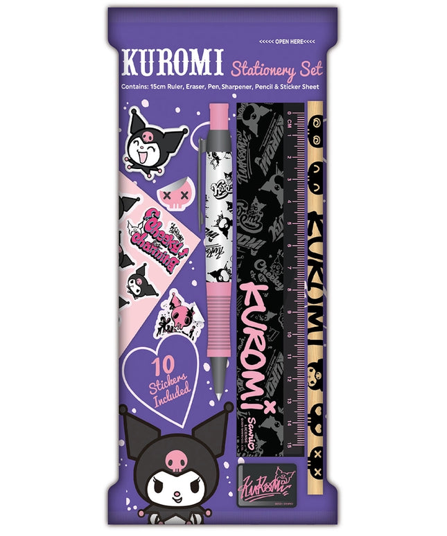Kuromi Stationery Set - Sanrio