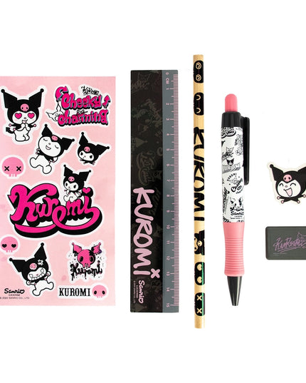 Kuromi Stationery Set - Sanrio - CuteStuff.nl