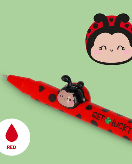 Ladybug Gelpen Lovely Friends - Legami - CuteStuff.nl