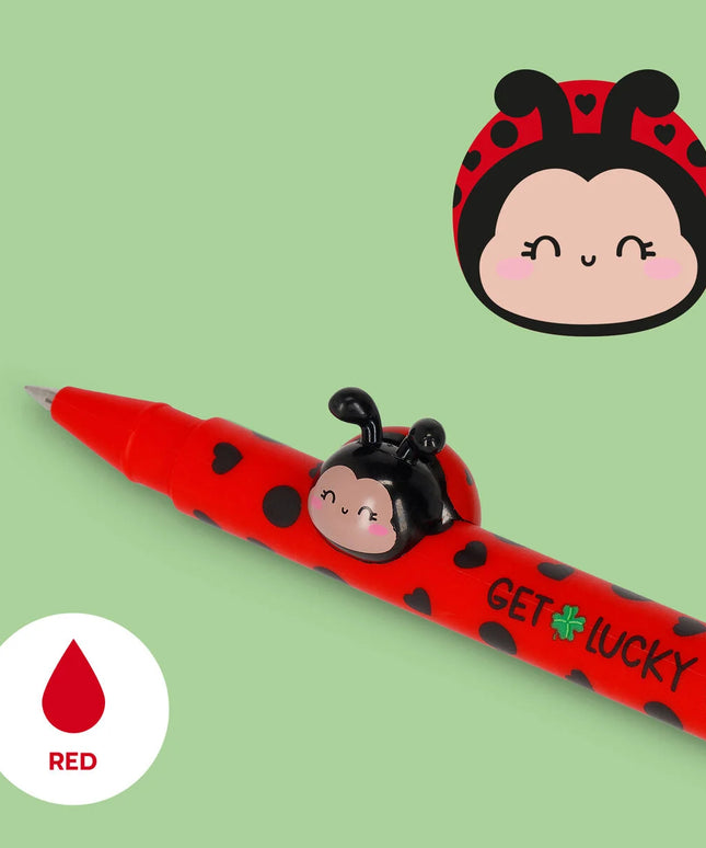 Ladybug Gelpen Lovely Friends - Legami - CuteStuff.nl