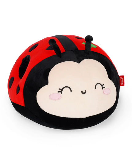 Ladybug kussen supersoft 26 cm - Legami - CuteStuff.nl