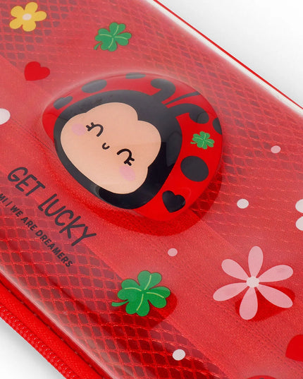 Ladybug transparante etui - Legami - CuteStuff.nl