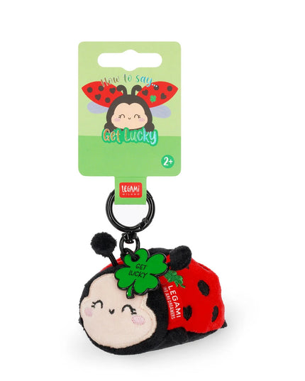Ladybug Plush Key Ring Tiny Super Soft - Legami