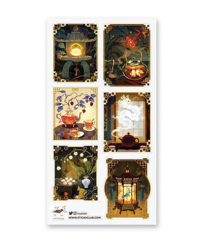 Stickervel Lantern Light Tea Tales - Stickii