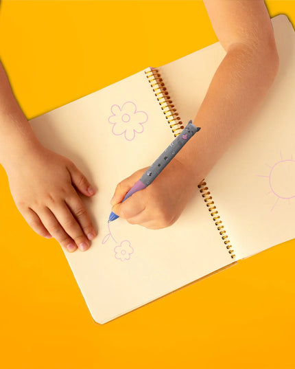 Kitty Two-Colour Ballpoint Pen Click & Clack - Legami