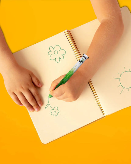 Panda Two-Colour Ballpoint Pen Click & Clack - Legami