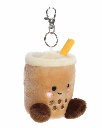 Milky tea sleutelhanger knuffeltje 10 cm - Palm Pals - CuteStuff.nl