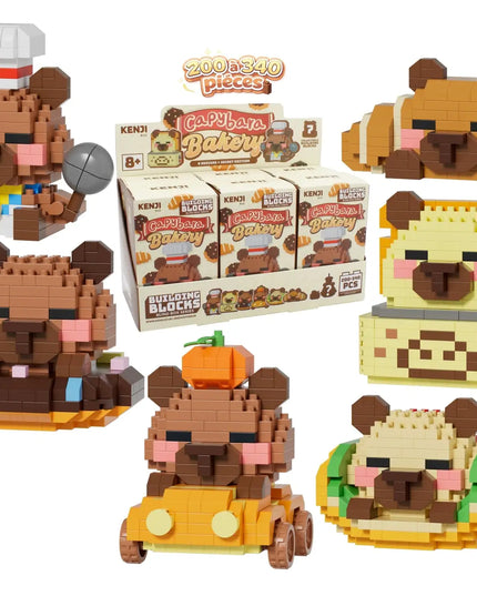 Mini Bricks blind box - Capybara Bakery - Kenji - CuteStuff.nl