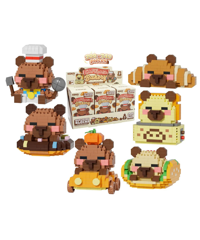 Mini Bricks blind box - Capybara Bakery - Kenji - CuteStuff.nl