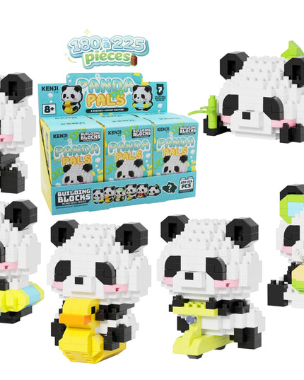 Mini Bricks blind box - Panda Pals - Kenji - CuteStuff.nl