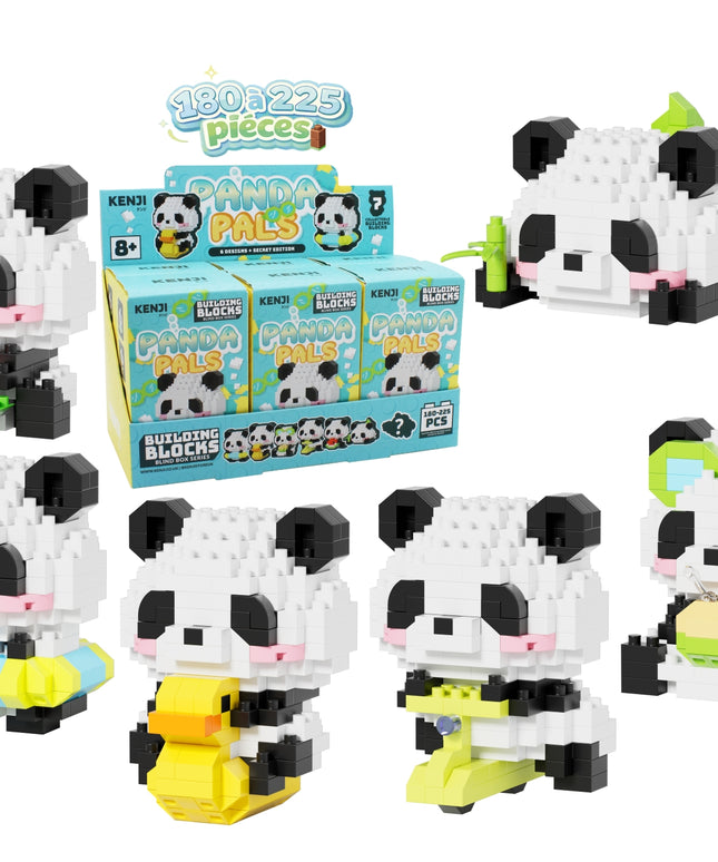 Mini Bricks blind box - Panda Pals - Kenji - CuteStuff.nl