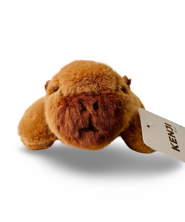 Mini Fluffy Capibara knuffel 21 cm - Kenji - CuteStuff.nl