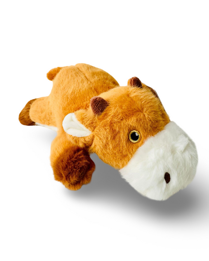 Mini Fluffy Cow knuffel 21 cm - Kenji - CuteStuff.nl