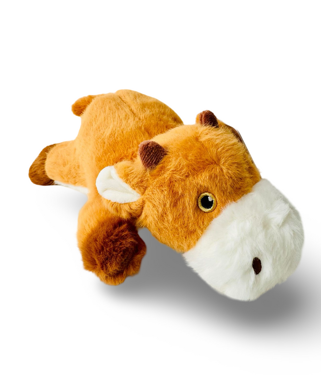 Mini Fluffy Cow knuffel 21 cm - Kenji - CuteStuff.nl