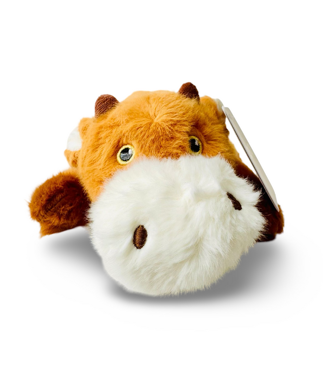 Mini Fluffy Cow knuffel 21 cm - Kenji - CuteStuff.nl