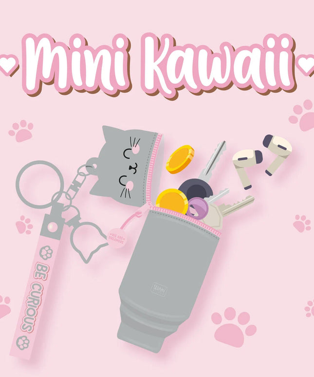Mini Kawaii coin purse Kitty 12 cm - Legami - CuteStuff.nl