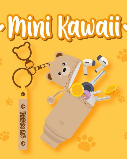 Mini Kawaii coin purse Teddy Bear 12 cm - Legami - CuteStuff.nl