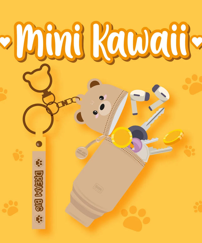 Mini Kawaii coin purse Teddy Bear 12 cm - Legami - CuteStuff.nl