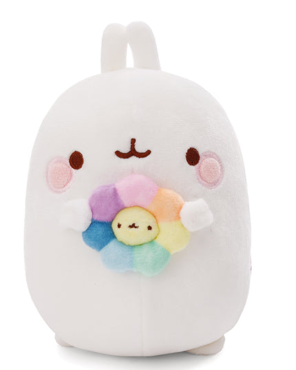 Molang knuffel met bloem - 48 cm - CuteStuff.nl