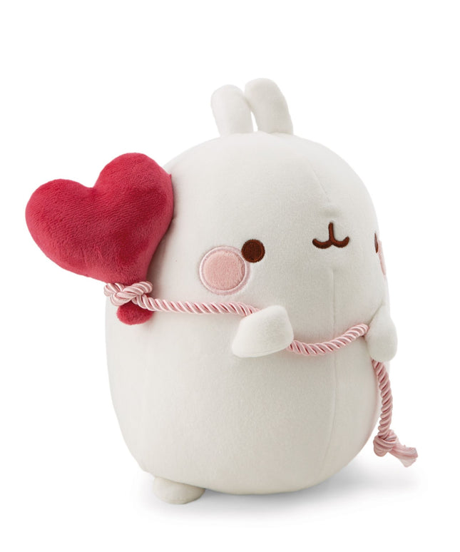 Molang knuffel met hartjesballon - 24 cm - CuteStuff.nl