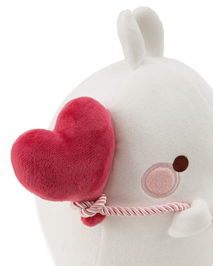 Molang knuffel met hartjesballon - 24 cm - CuteStuff.nl