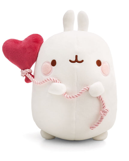 Molang knuffel met hartjesballon - 24 cm - CuteStuff.nl