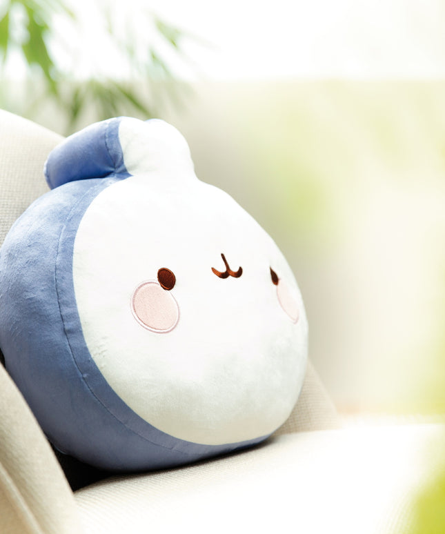 Molang kussen wit 35 cm - super soft - CuteStuff.nl