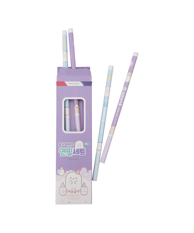 Moongs Friends 2B-potlodenset (4) - CuteStuff.nl