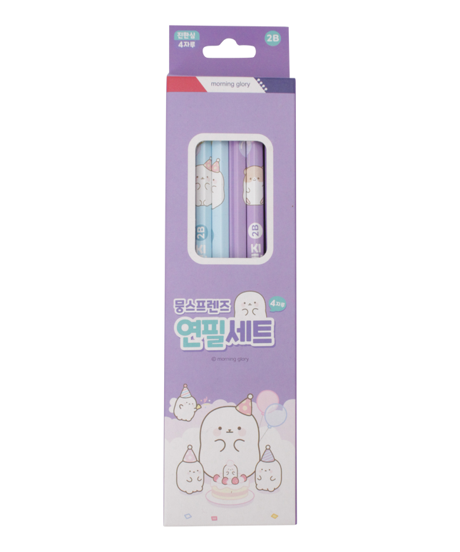 Moongs Friends 2B-potlodenset (4) - CuteStuff.nl