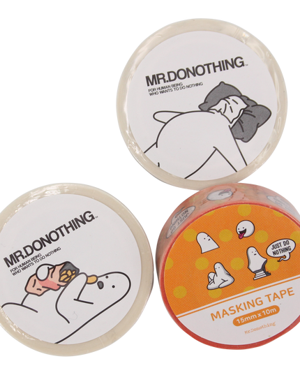 Mr.Donothing Masking / washi tape - Bored - CuteStuff.nl
