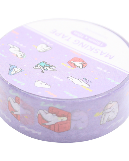 Mr.Donothing Masking / washi tape - Paars - CuteStuff.nl