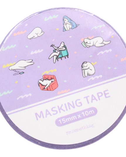 Mr.Donothing Masking / washi tape - Paars - CuteStuff.nl