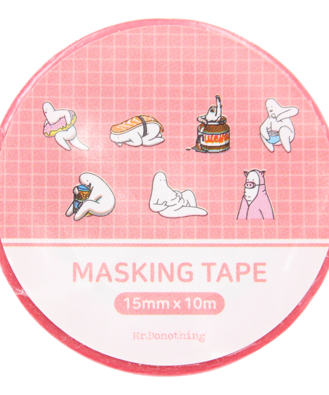 Mr.Donothing Masking / washi tape - Roze - CuteStuff.nl