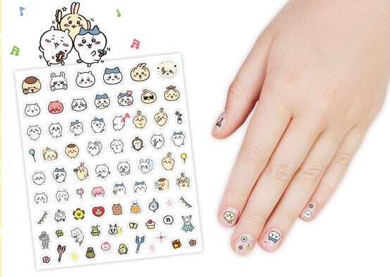Nailart stickers 148 stuks - Chiikawa - CuteStuff.nl
