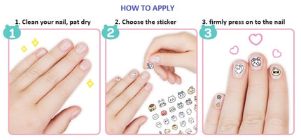 Nailart stickers 148 stuks - Chiikawa - CuteStuff.nl
