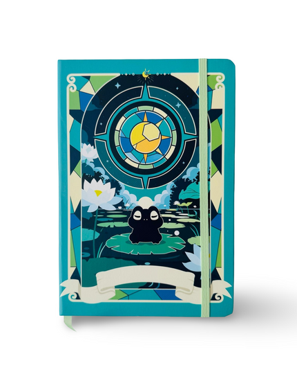 Notebook Hardcover A5 Magic Celestial Green - Kenji - CuteStuff.nl