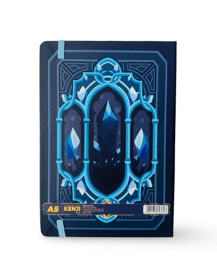 Notebook Hardcover A5 Magic Key Blue - Kenji - CuteStuff.nl